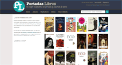 Desktop Screenshot of portadaslibros.com